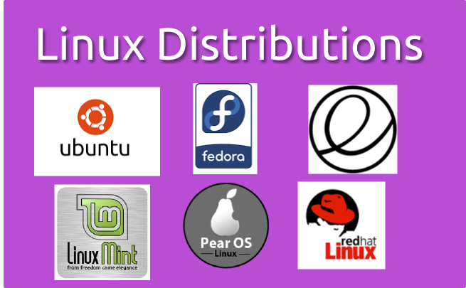 Example of Linux distributions
