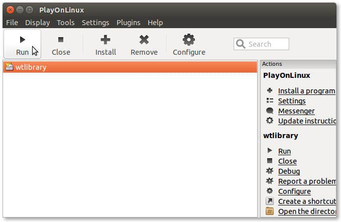 Watchtower Library Installed in PlayOnLinix